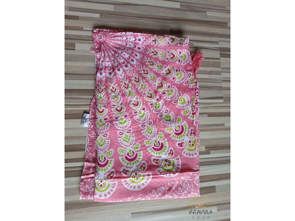 Sarong Mandala - Růže & Limetka: Kompaktní složení