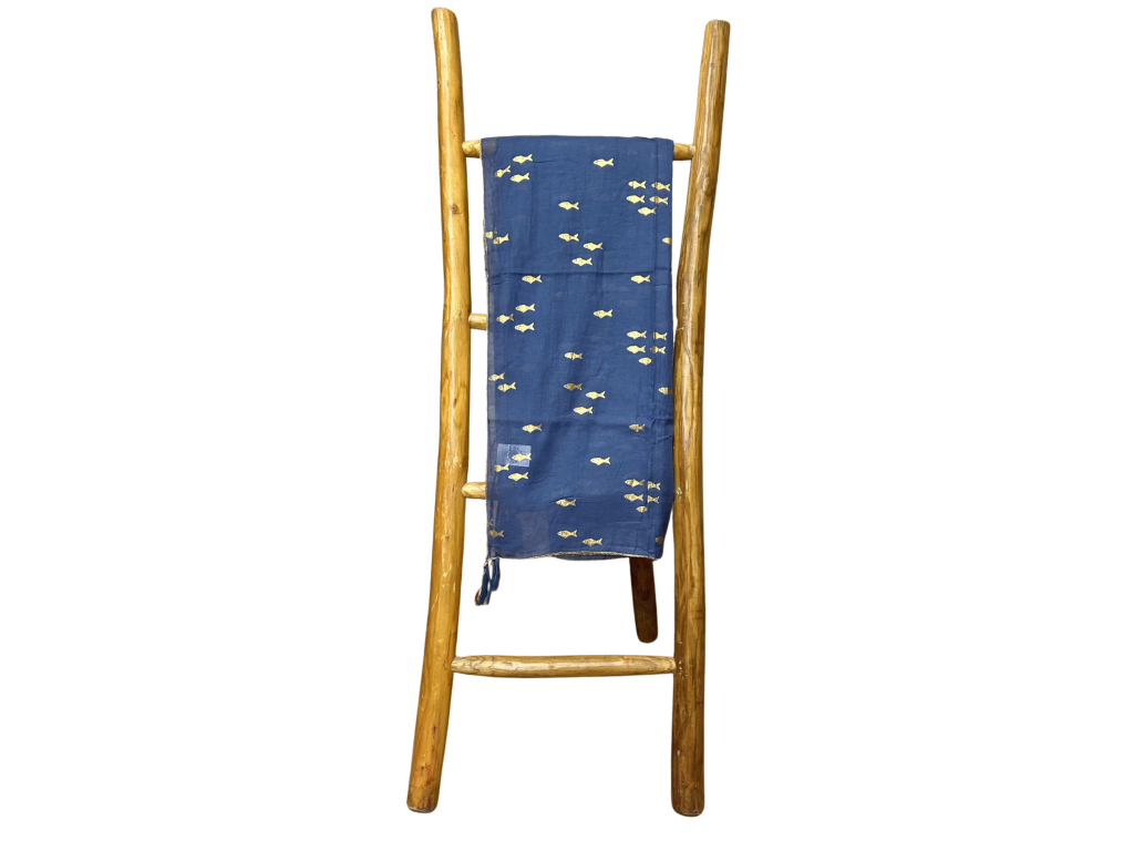 Nomád Sari - Pario - Mořská Modrá & Zlatá - Design Ryby: Mořská modrá se zlatými rybami