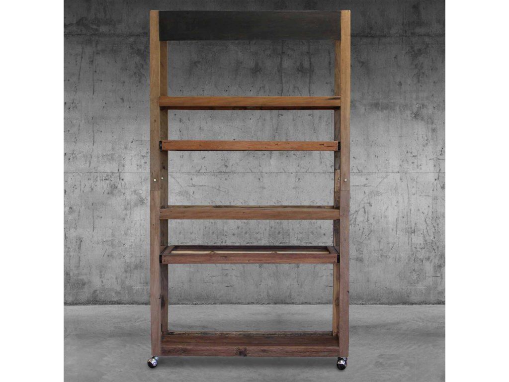Výstavní Stojan pro Tekutá Mýdla: Recyklovaný teak