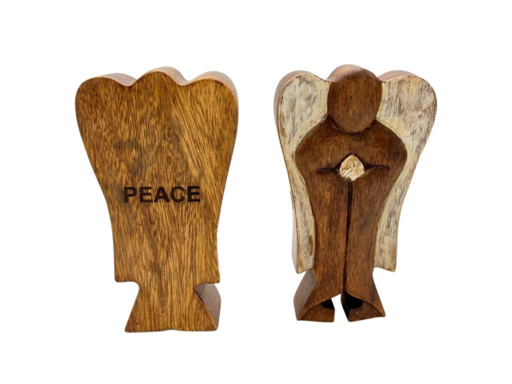 Hati-Hati Anděl Magická Krabička - Mír - 14cm: Nápis Peace