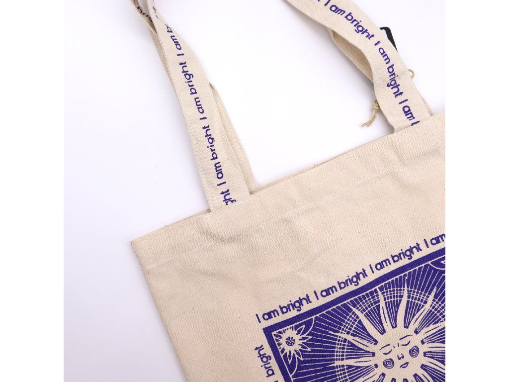 Hop Hare Nákupní Taška - I am Bright - 10oz Bavlněné Plátno: Motiv I Am Bright