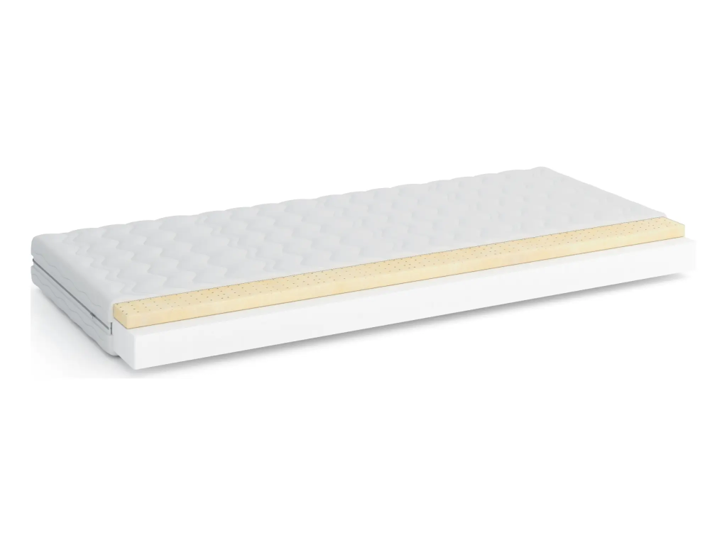 MAJORKA 80x190 středně měkká 11 cm latex-pěnová matrace: Pěnový základ s latexem
