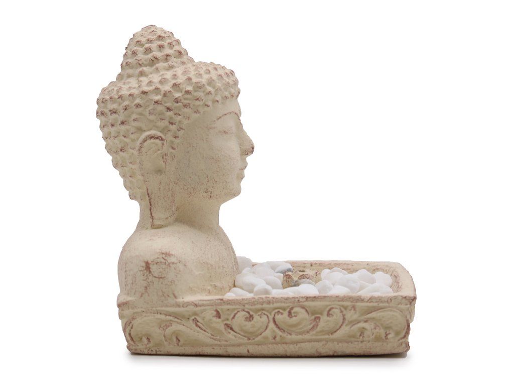 Buddha Fengshui Stojan na Kadidlo (krémový): Podoba Buddhy